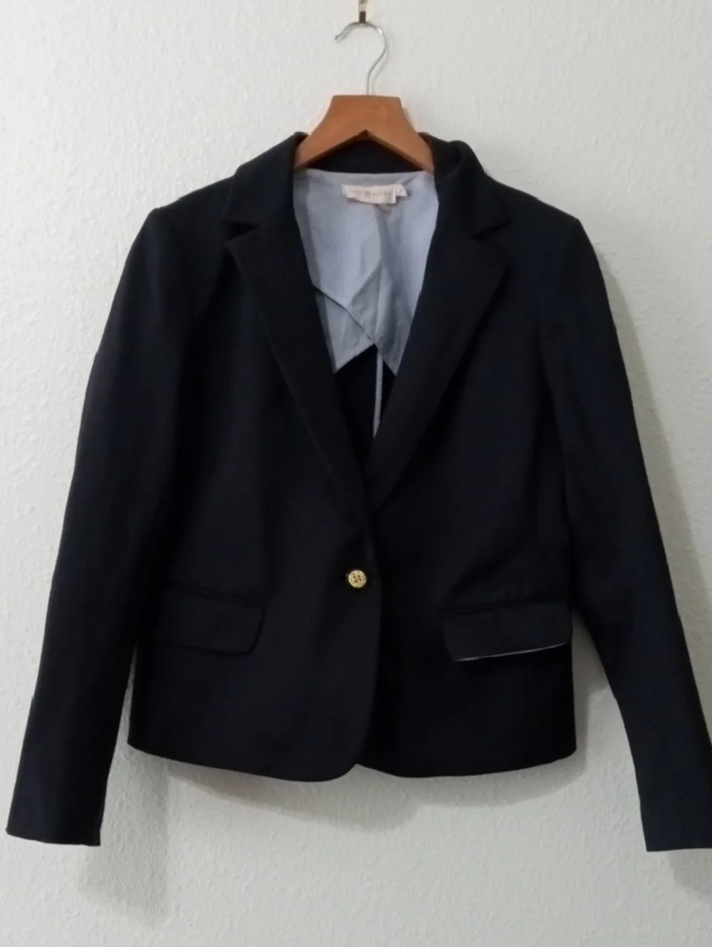 Tory Burch Black Single-Button Blazer - Picture 1 of 10